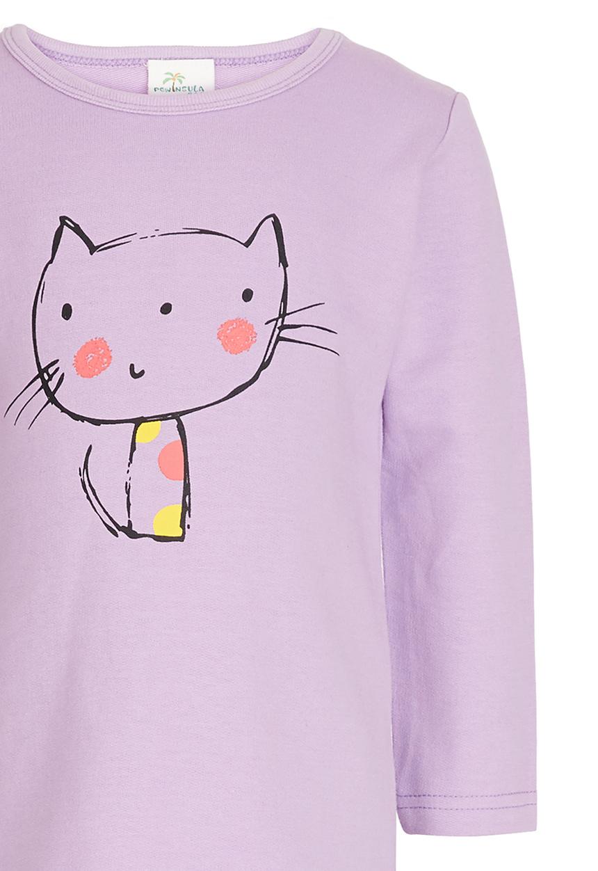 Peninsula Baby - Printed Tee Mid Purple