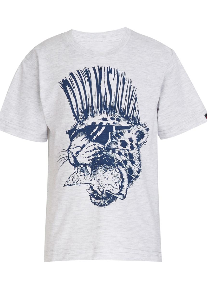 Quiksilver - Tiger Patadz Tods  Tee Pale Grey