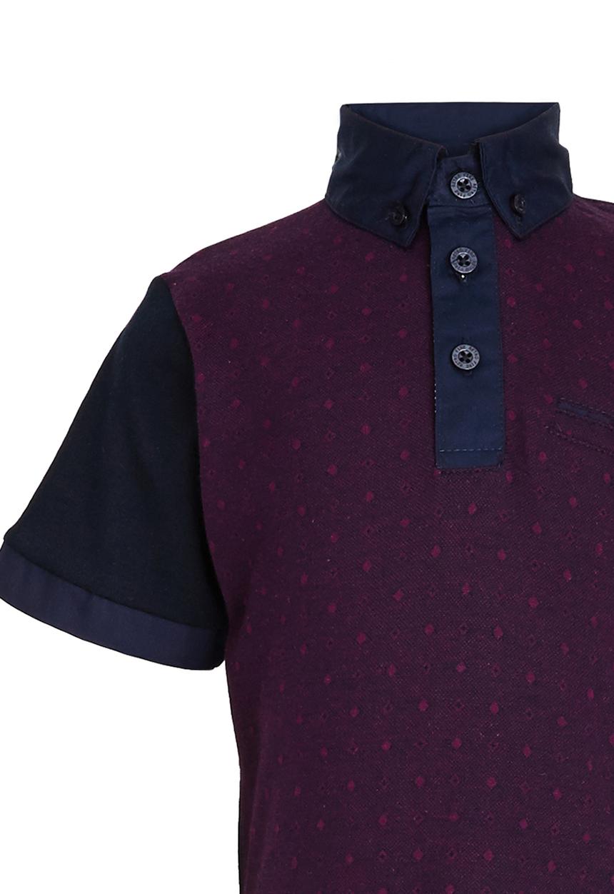 Retro Fire - Casual Shirt Dark Purple