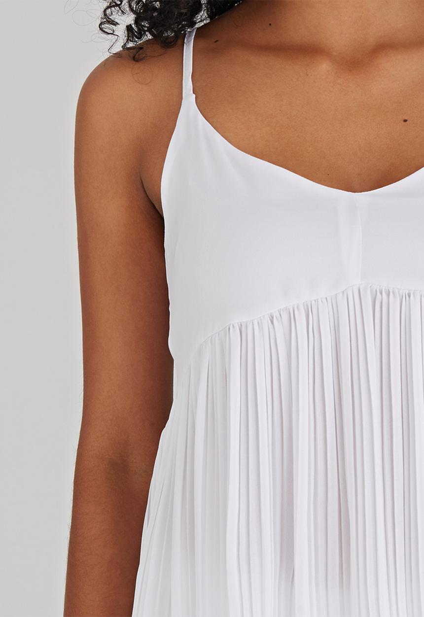 STYLE REPUBLIC - Pleated Cami White