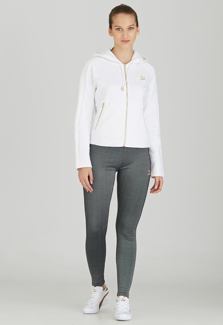 PUMA - T7 Fullzip Hoody White
