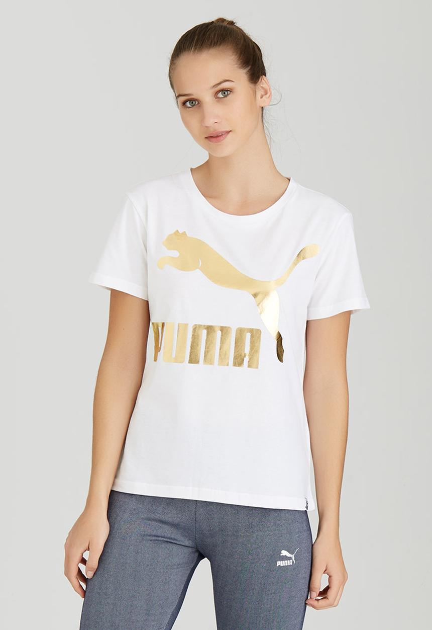 PUMA - Archive Logo Tee White