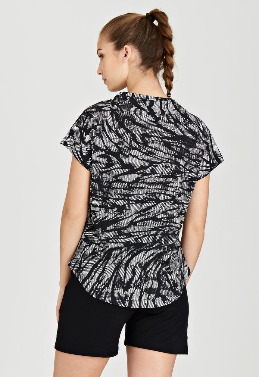 PUMA - Printed Collision Tee Black and White