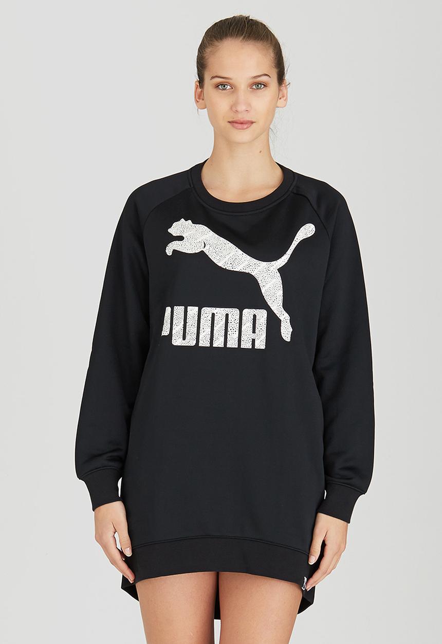 PUMA - Printed Sweater Dress Black