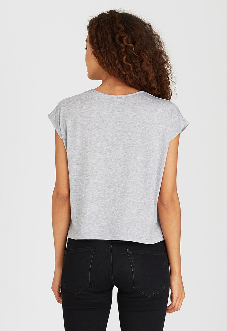 c(inch) - Boxy T-shirt Pale Grey