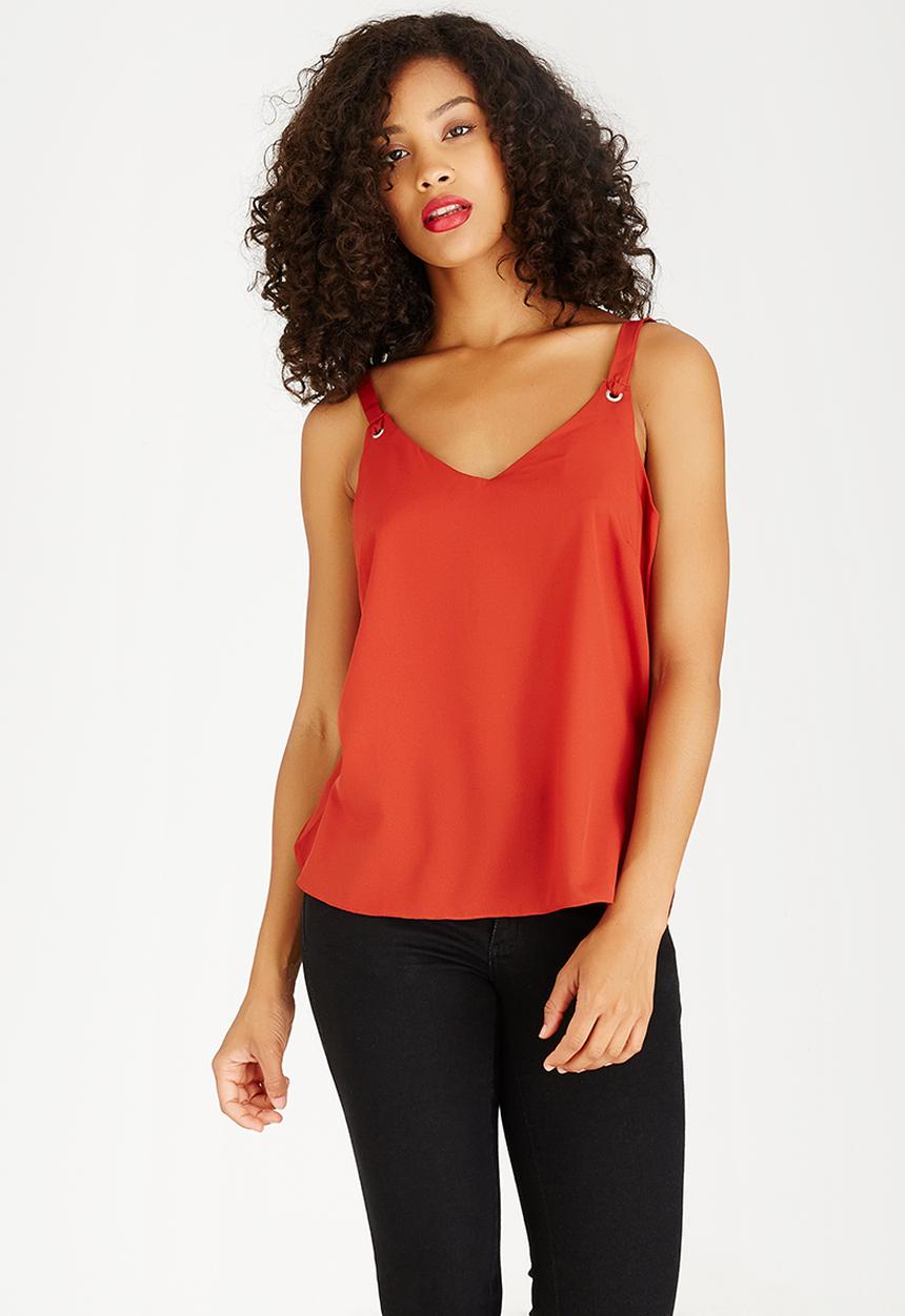 STYLE REPUBLIC - Utility Cami Mid Brown