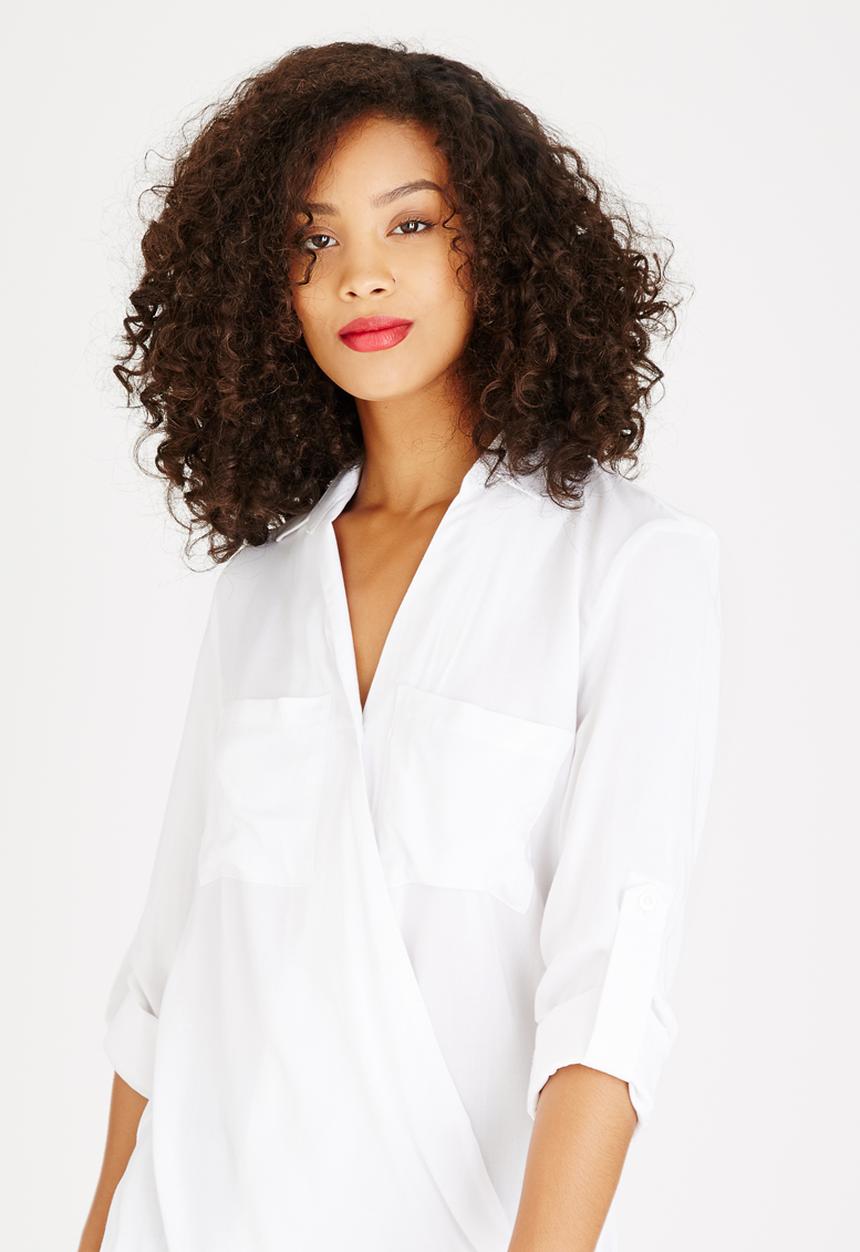 STYLE REPUBLIC - Wrap Shirt White