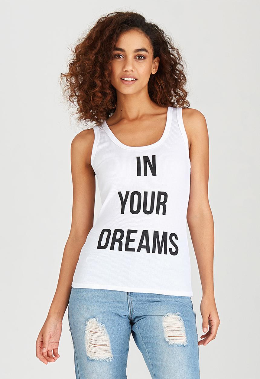 BoohooDNU - Ribbed Muscle Vest White