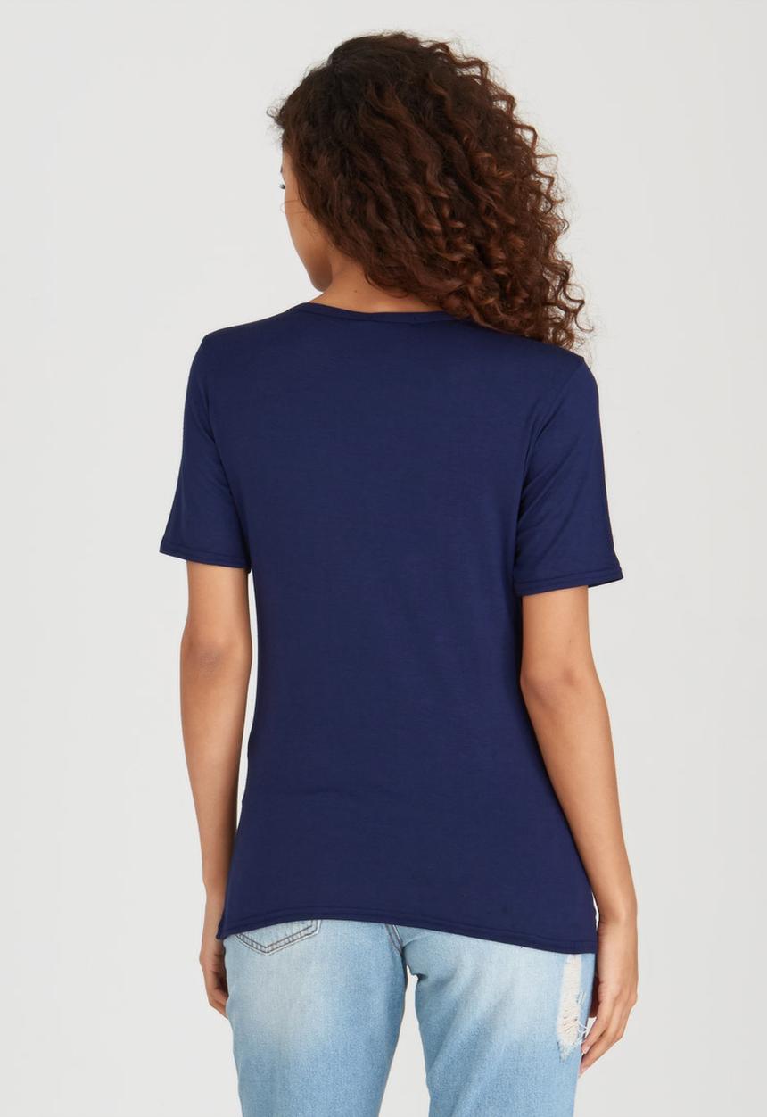 BoohooDNU - Rainbow Unicorn T-shirt Navy
