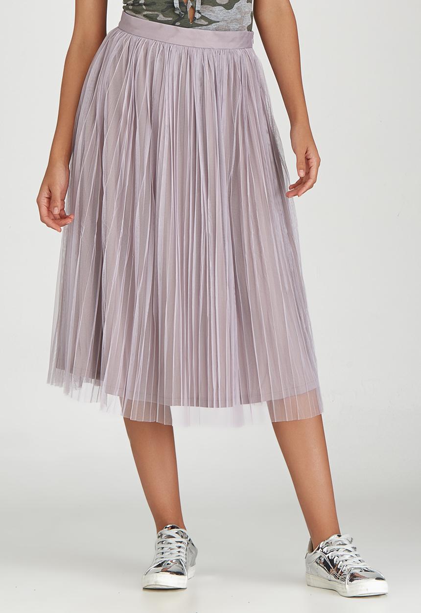 BoohooDNU - Midi Tulle Skirt Pale Purple
