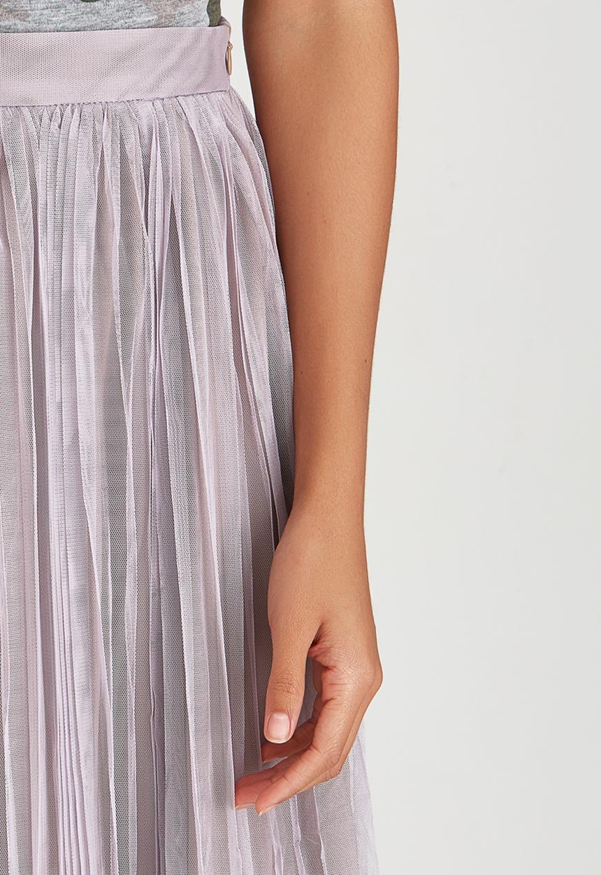BoohooDNU - Midi Tulle Skirt Pale Purple