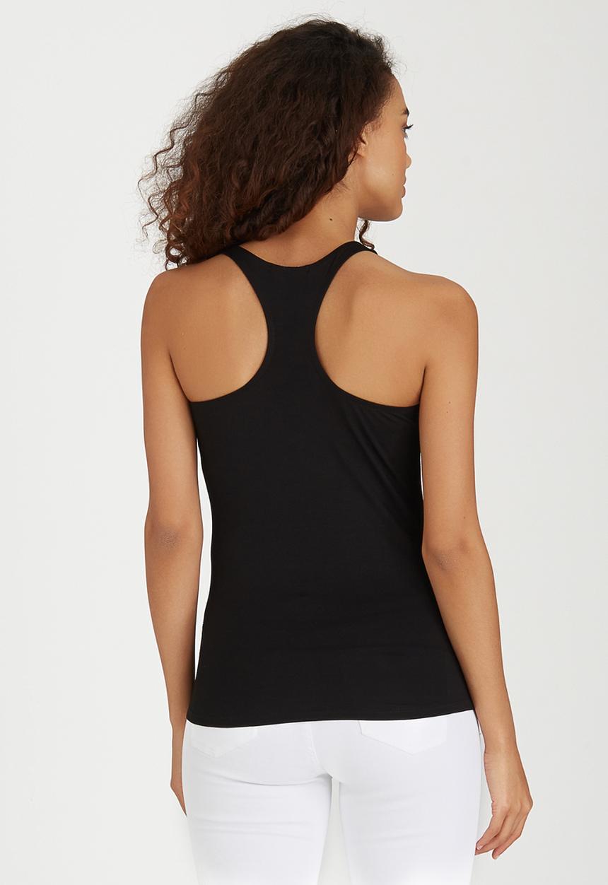 SISSY BOY - Haven Sequinned Tank Black