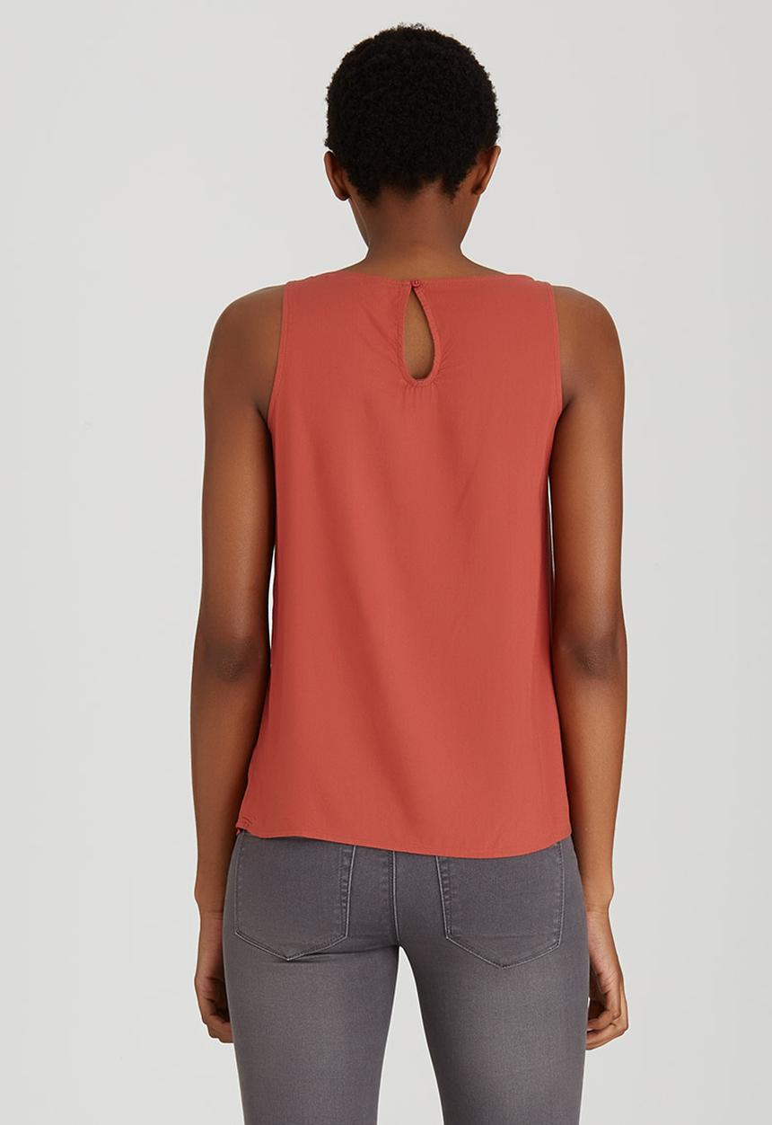 ONLY - Geggo Easy Fit Tank Top Mid Brown