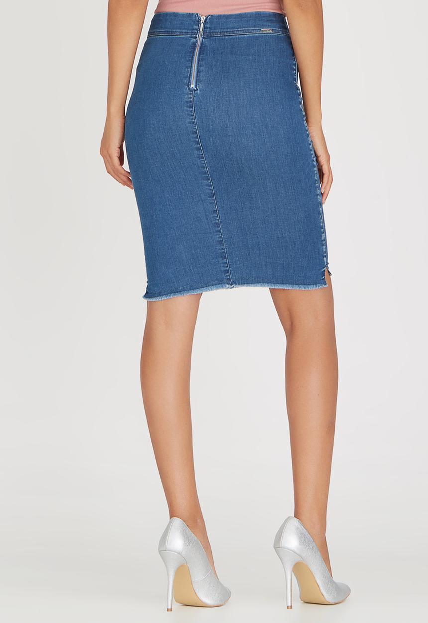 SISSY BOY - Denim Skirt with Back Detail Blue