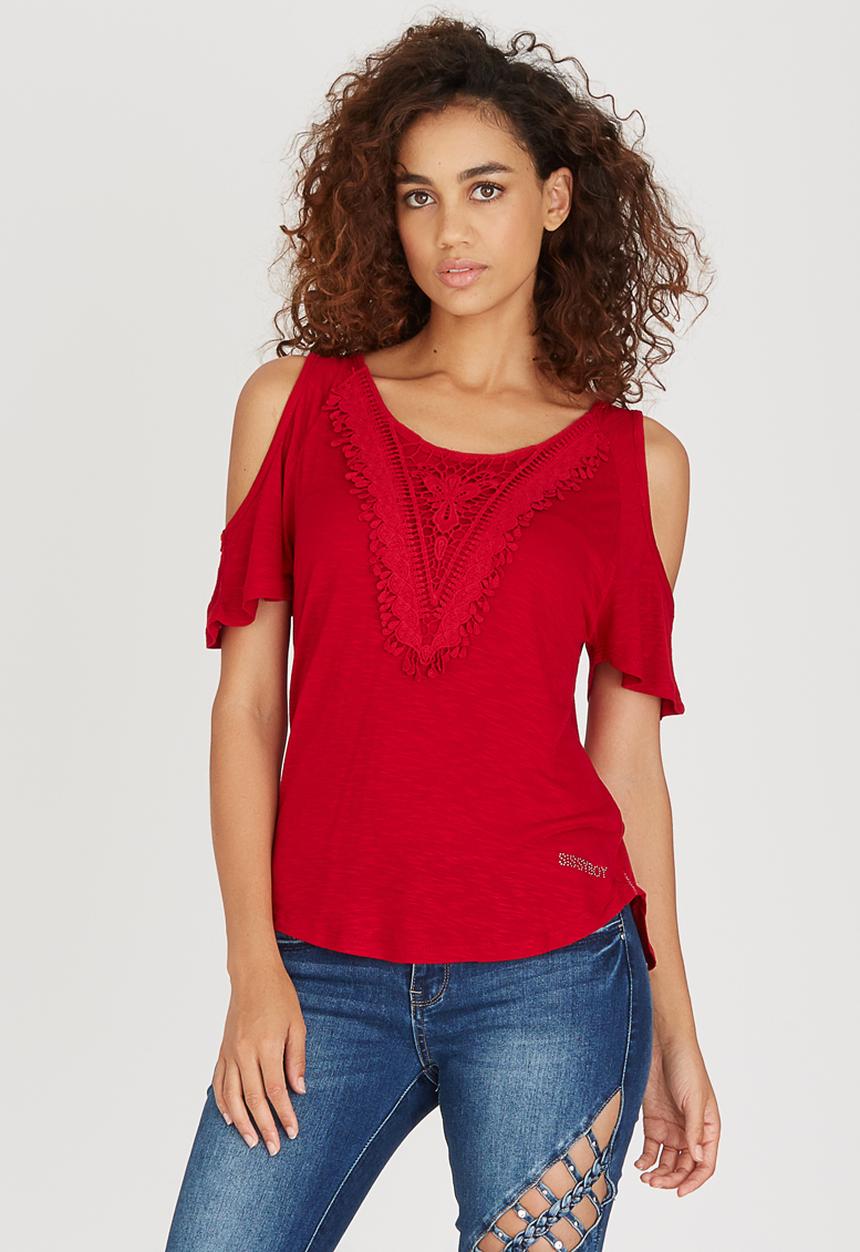 SISSY BOY - Clarita Loose Fit Top Red