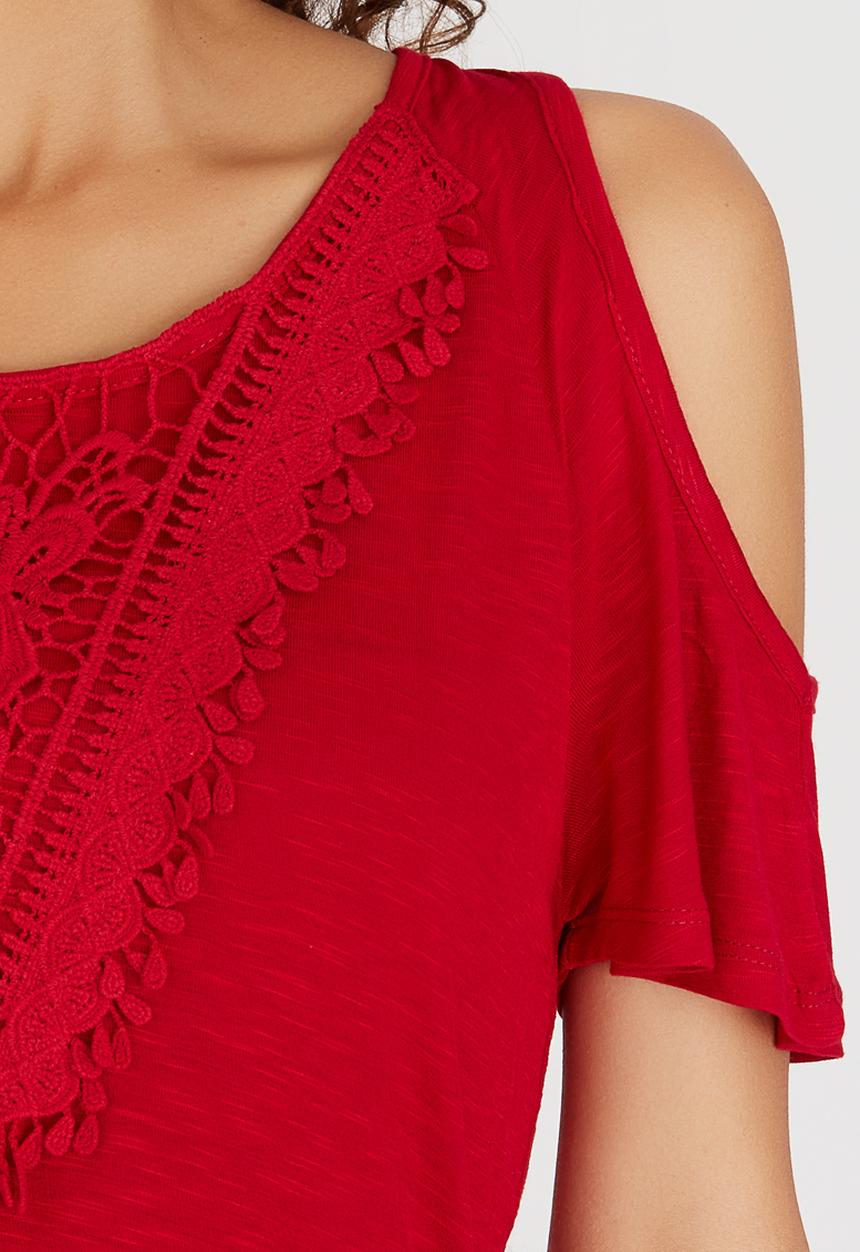 SISSY BOY - Clarita Loose Fit Top Red