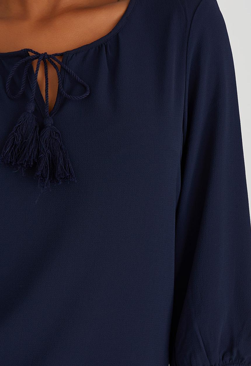 ONLY - Tassel Tunic Navy