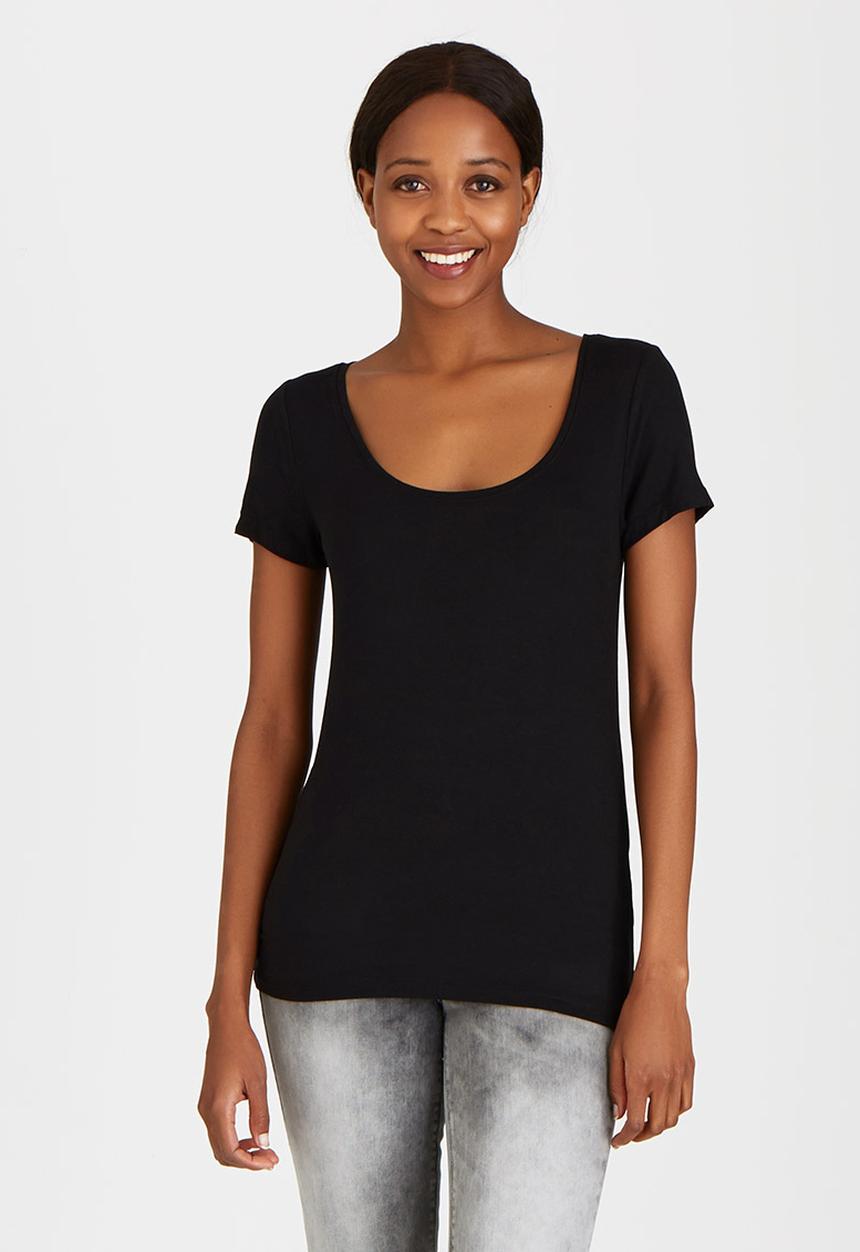 ONLY - Jewel Round Neck Tee Black