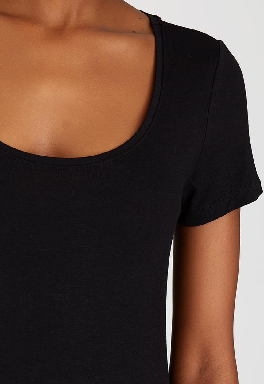 ONLY - Jewel Round Neck Tee Black