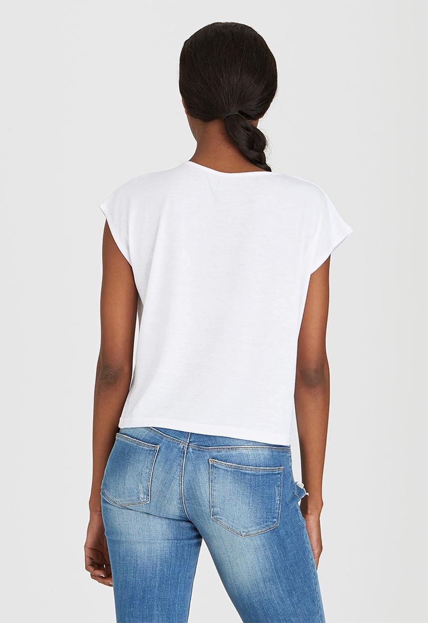 c(inch) - Boxy T-shirt White