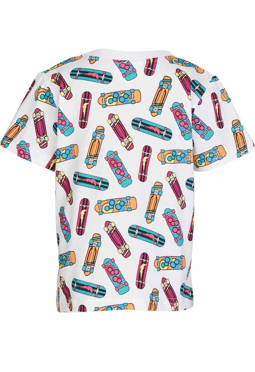 See-Saw - Colourblock Tee White