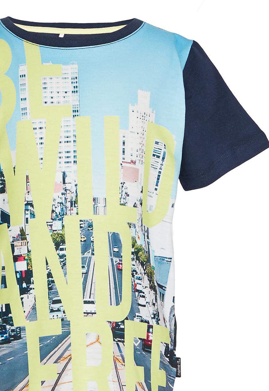 Name It - Printed Tee Light Green