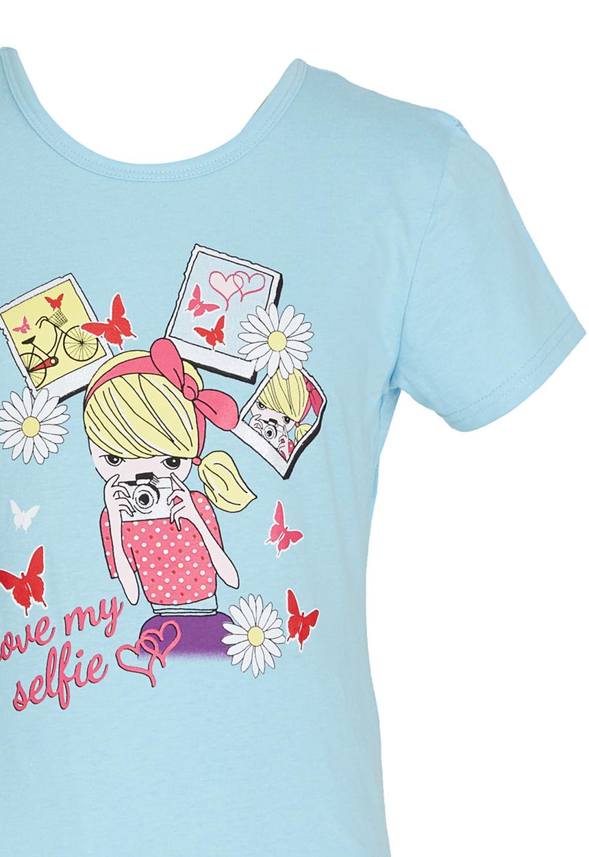 Pop Candy - My Selfie Pj Set Pale Blue