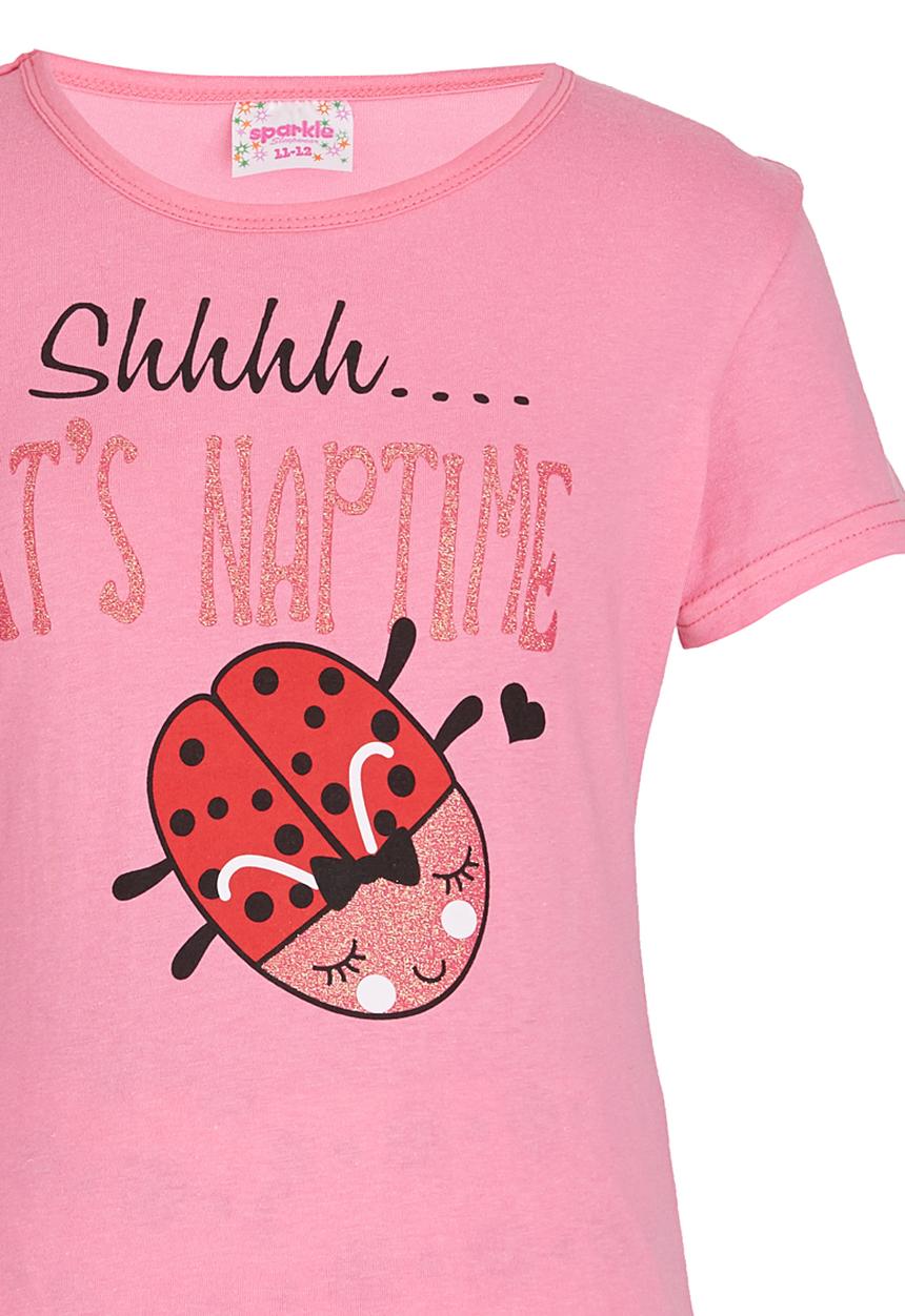 Pop Candy - Lady Bird Pj Set Mid Pink