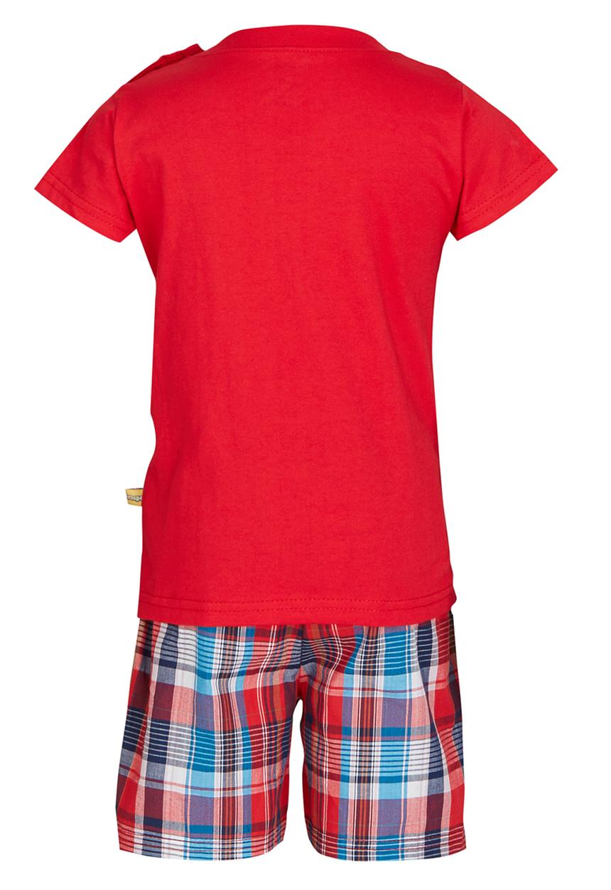 Pop Candy - Printed  Top And Short Set Red