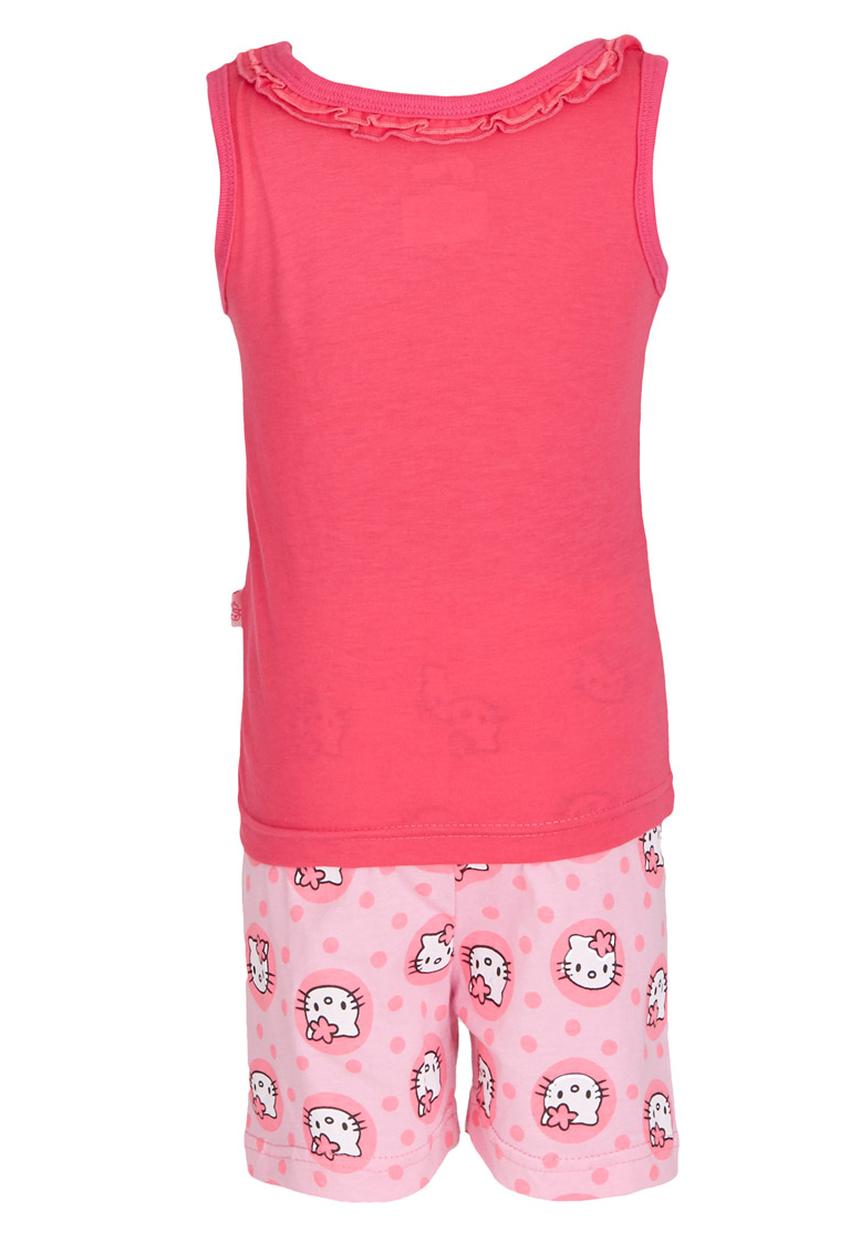 Pop Candy - Girls  Printed Pajayma Set Mid Pink