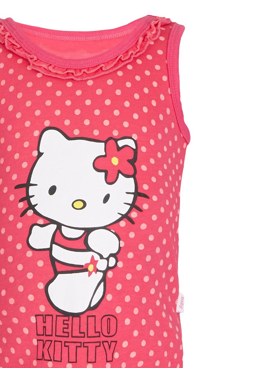 Pop Candy - Girls  Printed Pajayma Set Mid Pink