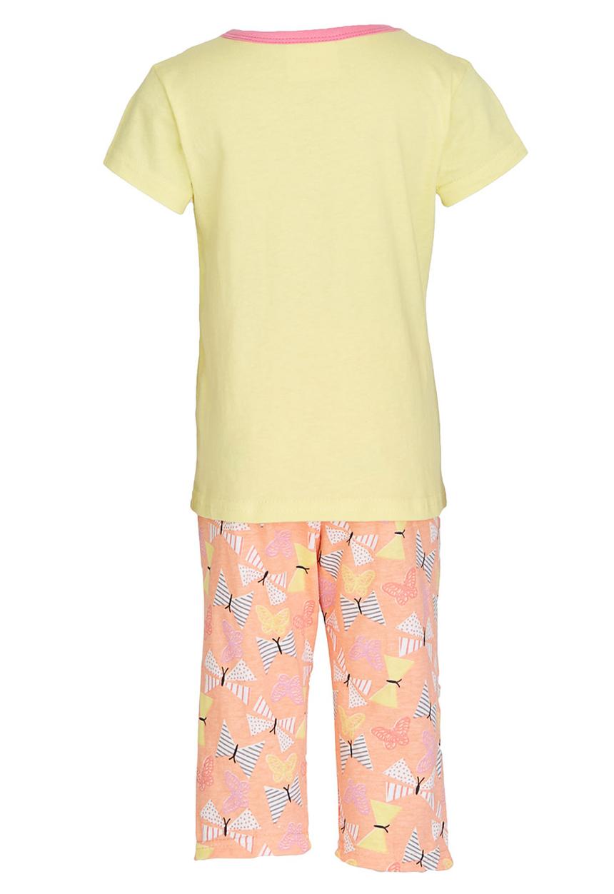 Pop Candy - Butterfly  Pj Set Yellow