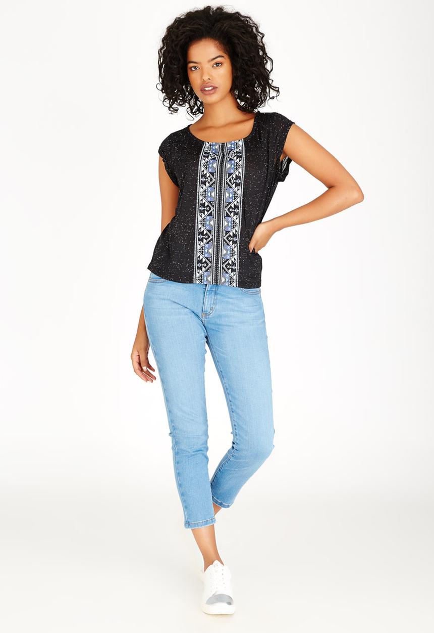 Roxy - Sailing Away Tee Black