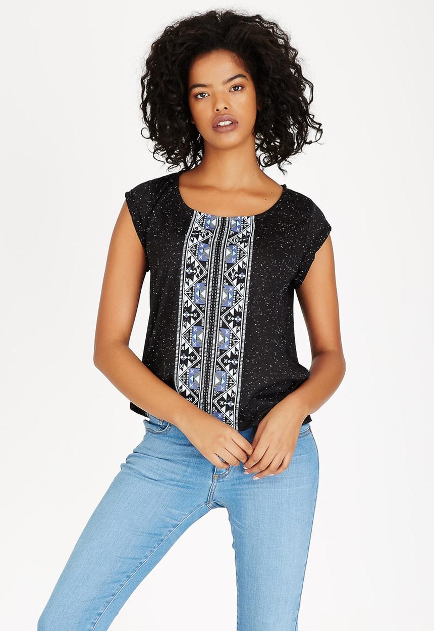 Roxy - Sailing Away Tee Black