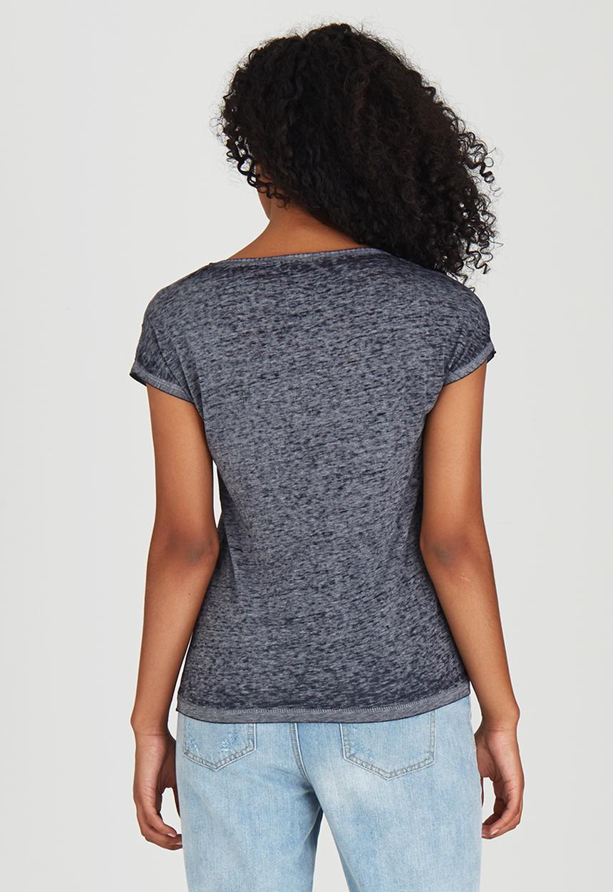 ONLY - Eagle Sequins Detail Tee Navy