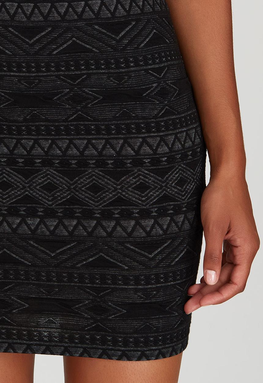 ONLY - New Vigga Textured Pencil Skirt Black