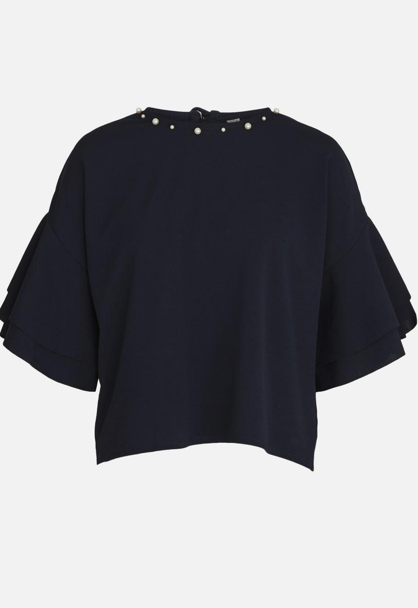 Revenge - Embellishment Detail Top Navy
