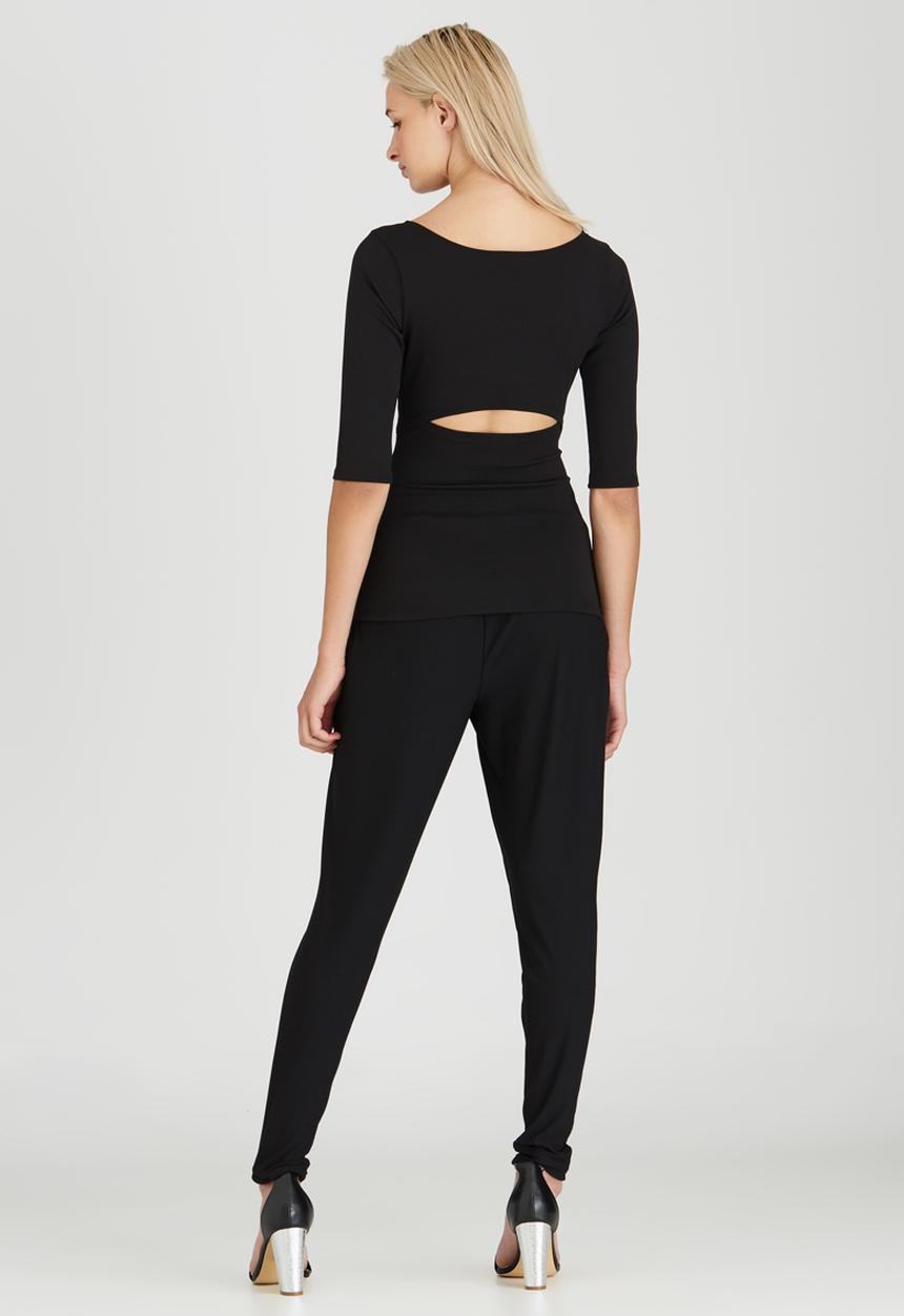 ERRE - Cut-out Top Black