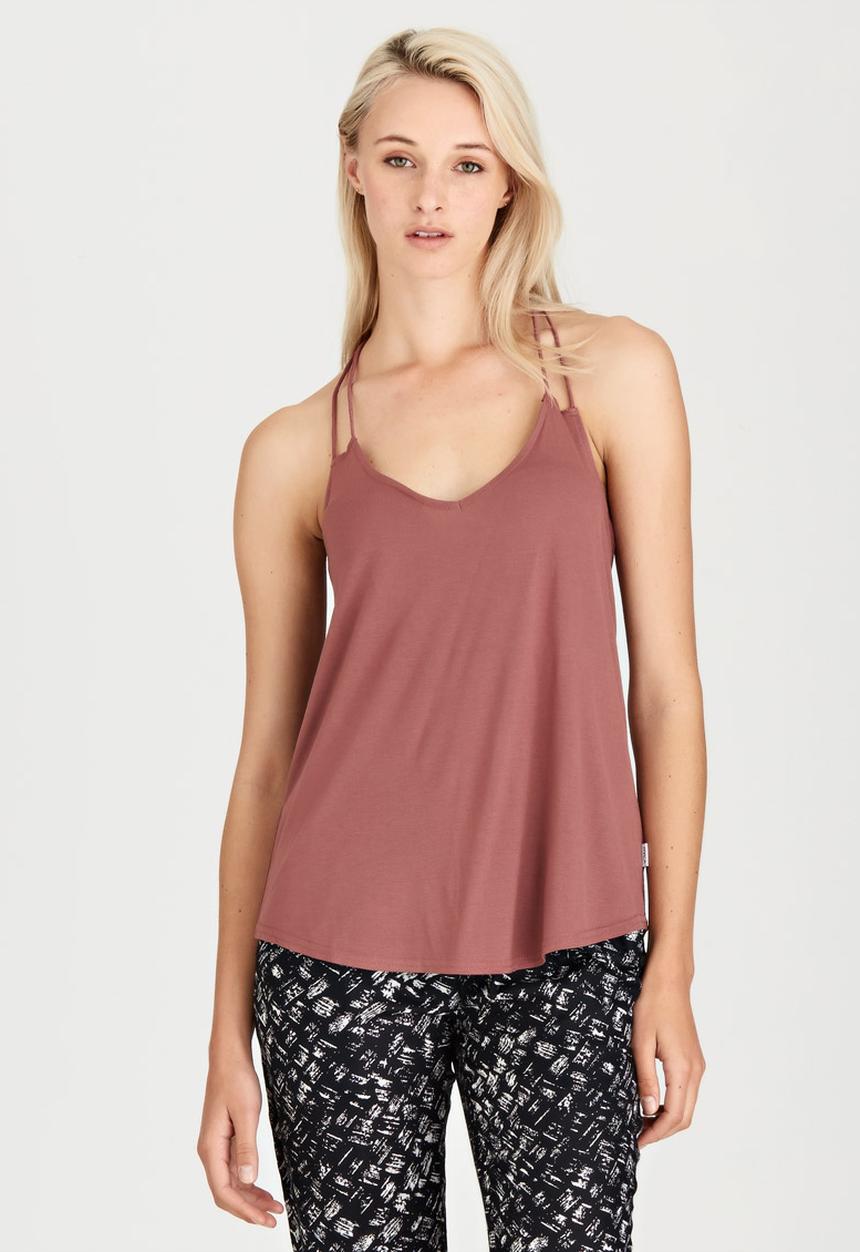 RVCA - Sheila Tank Top Dark Red