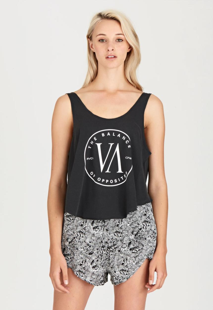 RVCA - VA Circle Tank Black