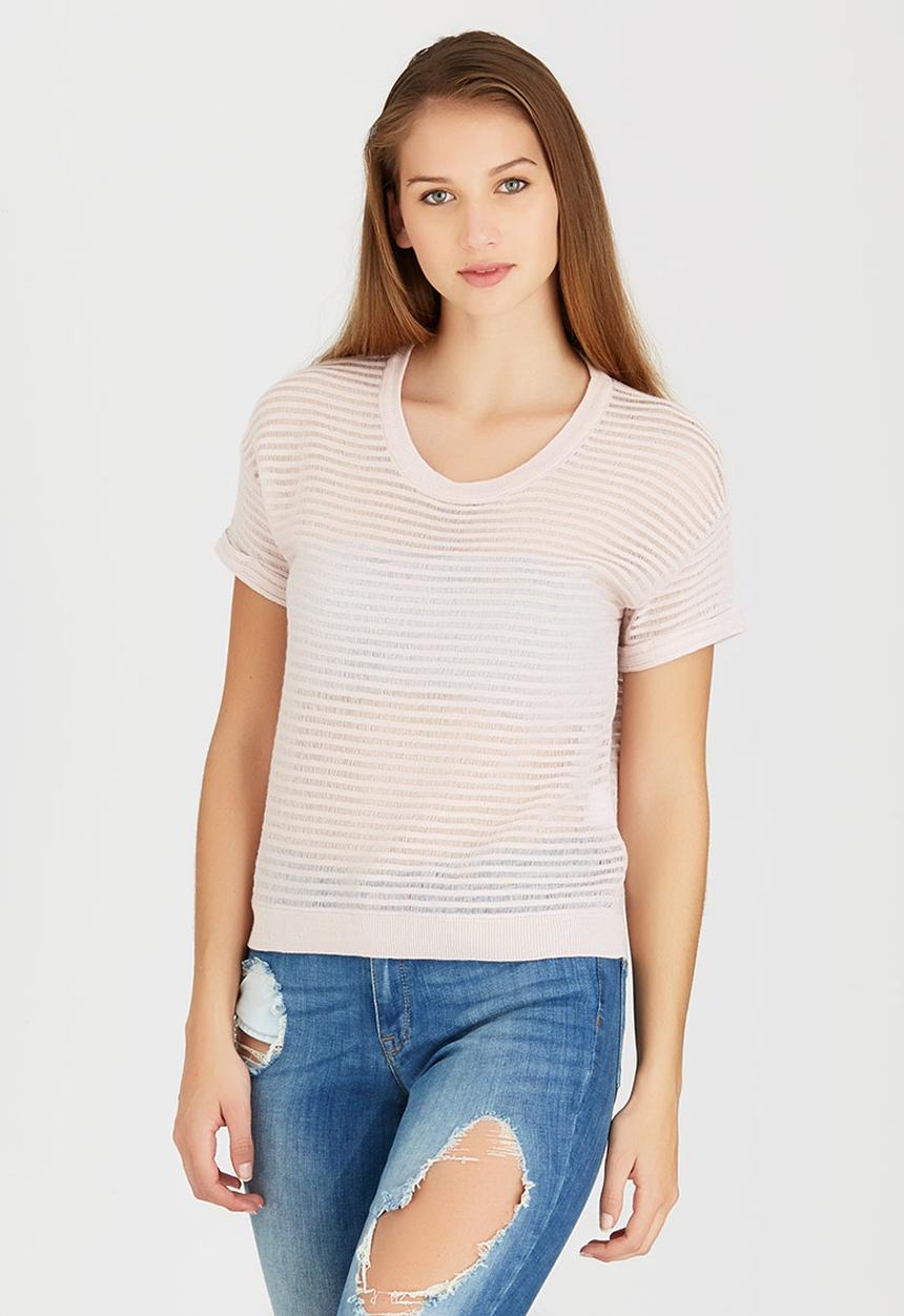 RVCA - Teaser Tee Pale Pink