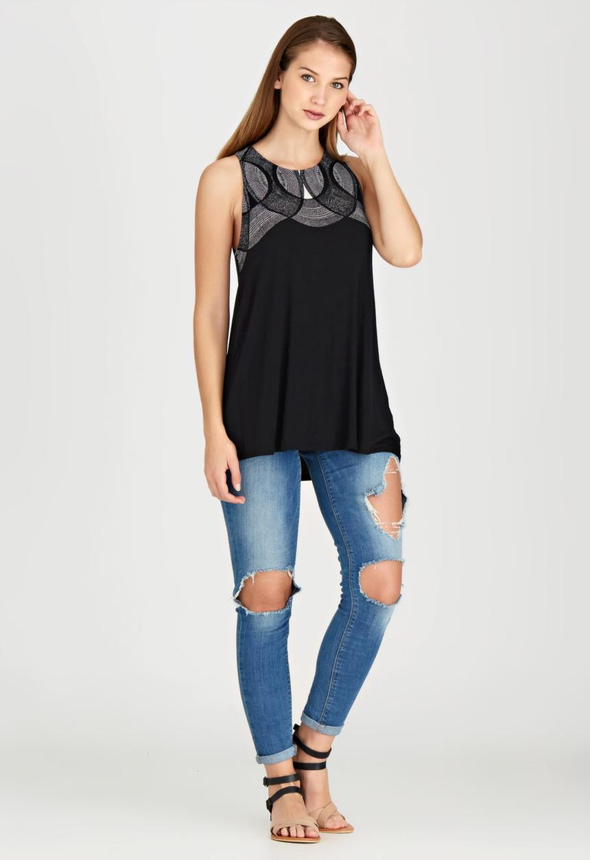RVCA - Neck Lace Tank Black