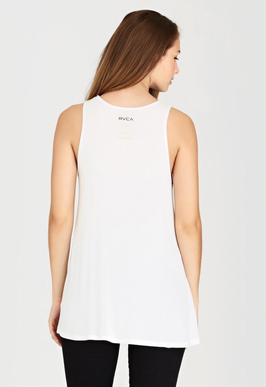 RVCA - Neck Lace Tank Off White