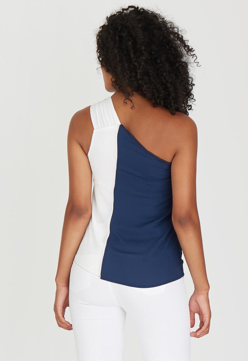 STYLE REPUBLIC - Colourblock Top Navy