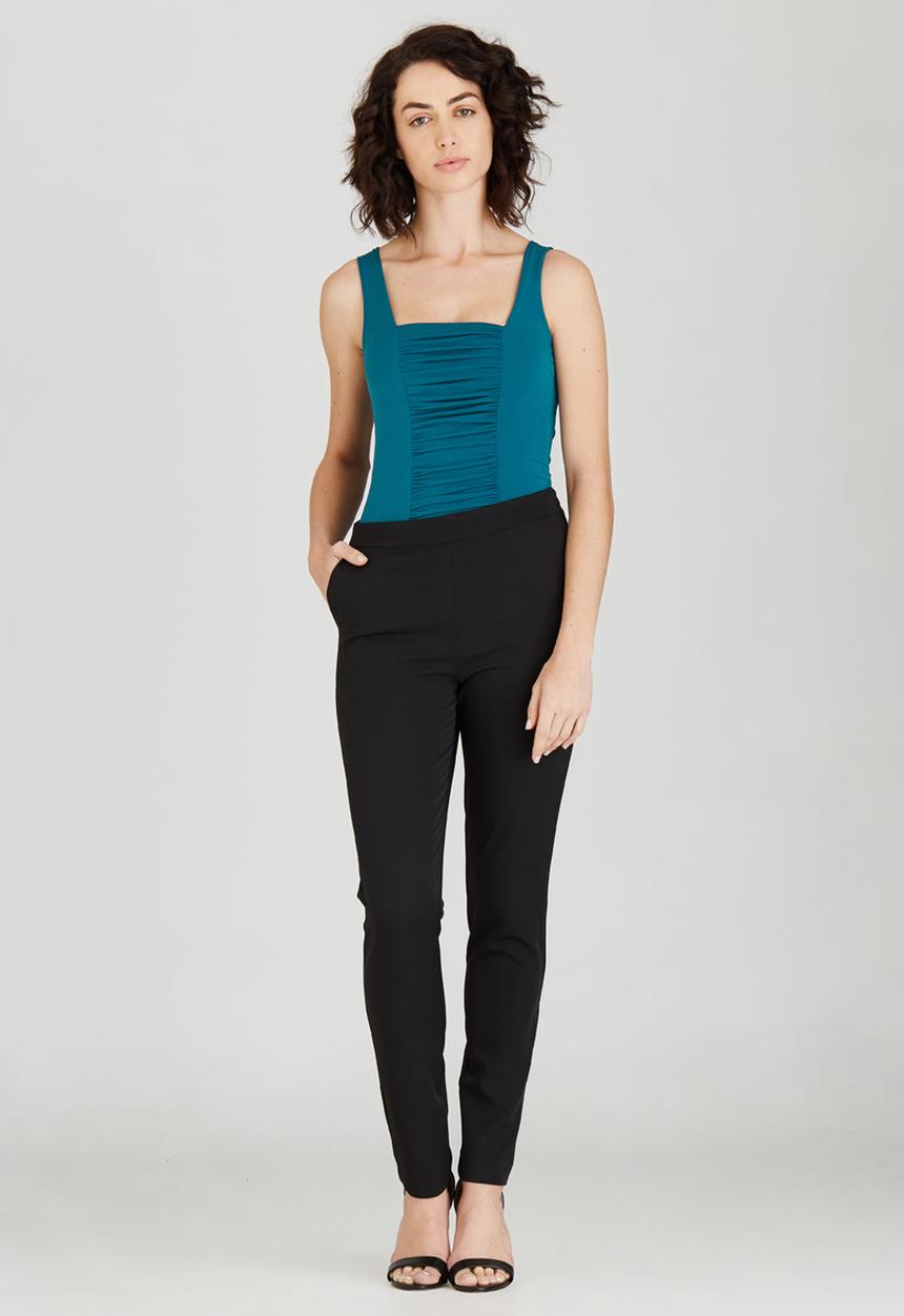 STYLE REPUBLIC - Square Neck Bodysuit Blue
