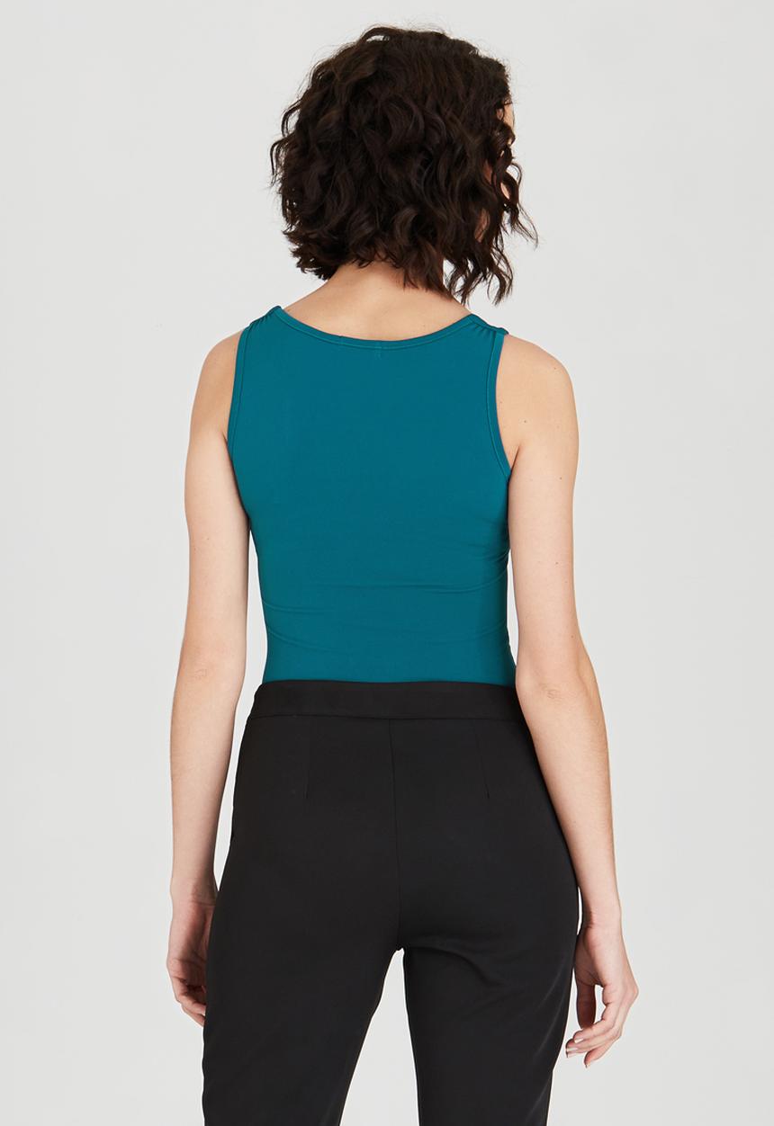 STYLE REPUBLIC - Square Neck Bodysuit Blue
