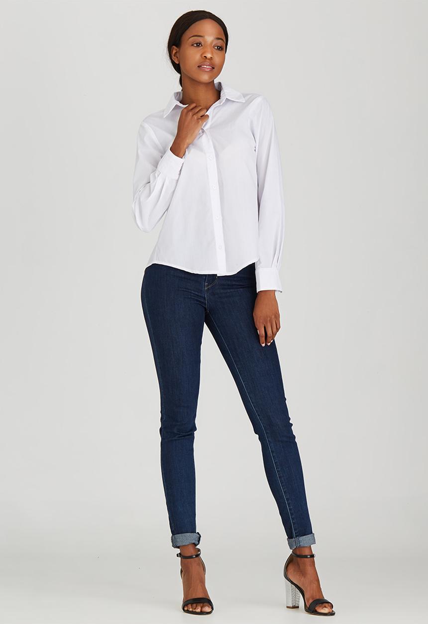 STYLE REPUBLIC - Shirt with Back Detail White