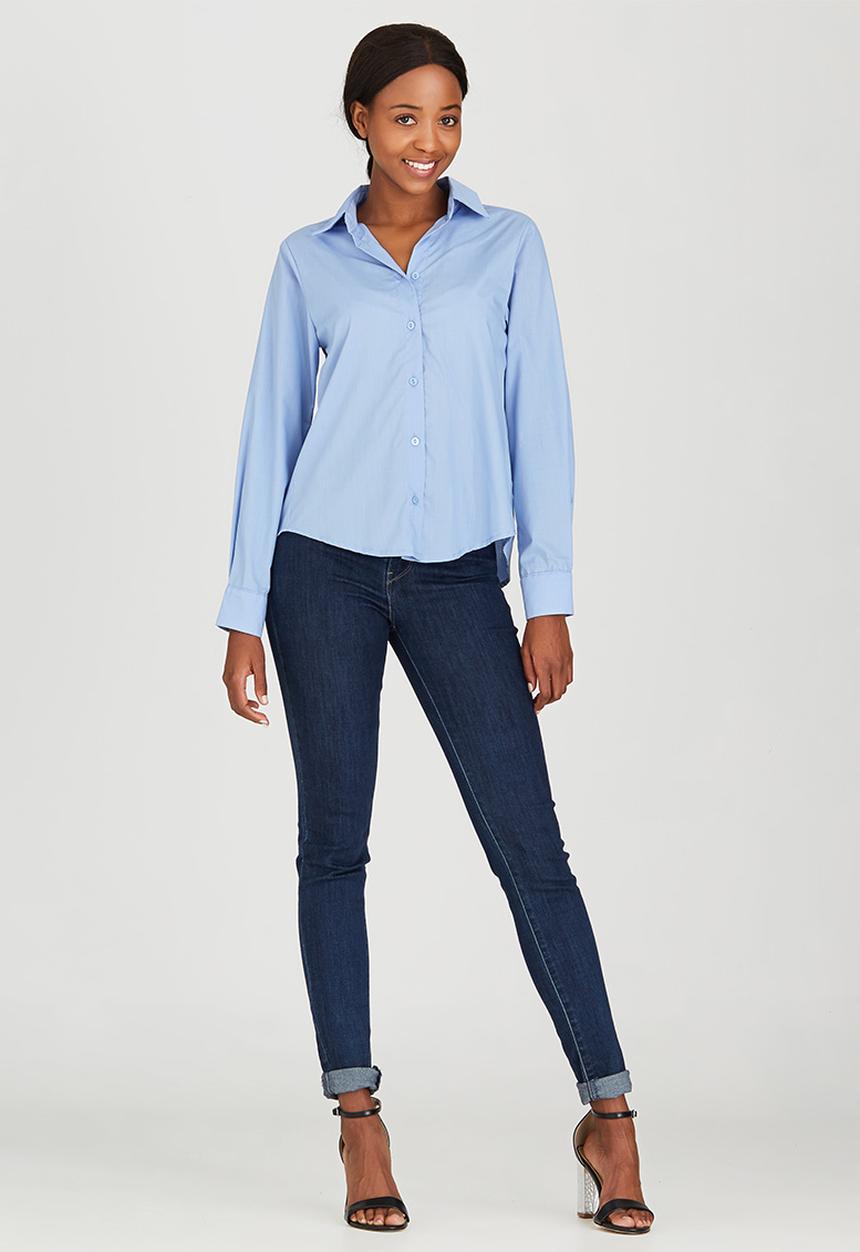 STYLE REPUBLIC - Shirt with Back Detail Blue