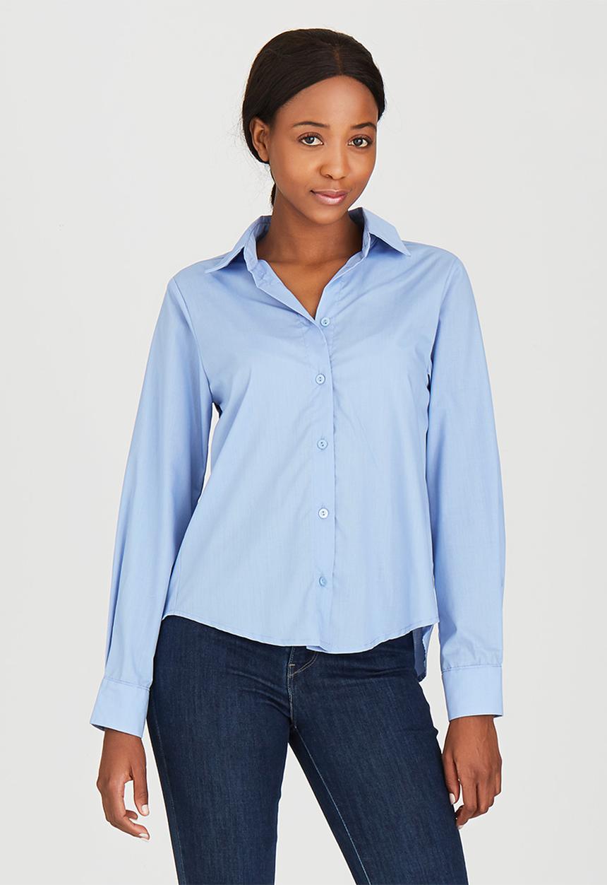 STYLE REPUBLIC - Shirt with Back Detail Blue