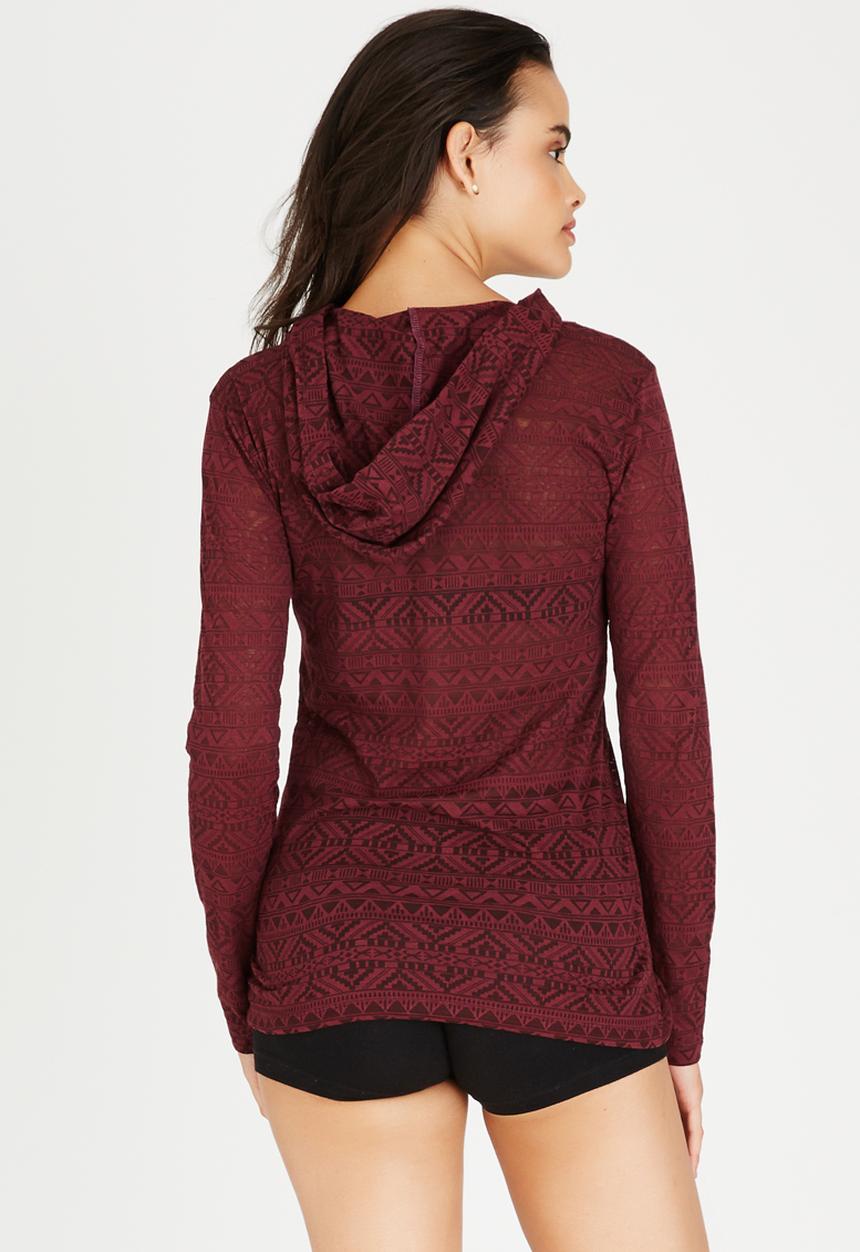OTG - OTG Tribe Retreat Hoodie Dark Red